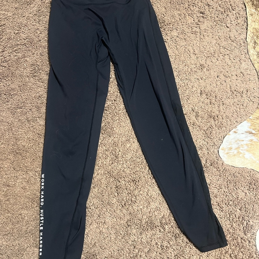 Flag Nor Fail Black Leggings
